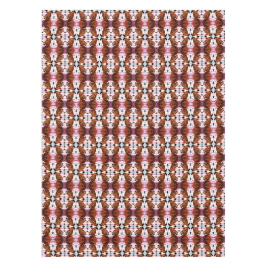 Schmetterling auf Abstraktem Muster Tischdecke (Vorderseite)