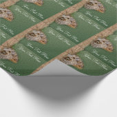 Schmetterling auf Baumstamm Geschenkpapier (Ecke)