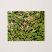 Schmetterling auf Blättern Puzzle (Horizontal)