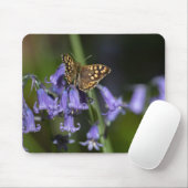 Schmetterling auf Bluebells Mousepad (Mit Mouse)