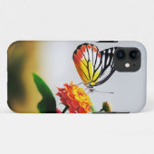 Schmetterling auf Blume Case-Mate iPhone Hülle (Rückseite (Horizontal))
