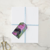 Schmetterling auf Blume Geschenkanhänger (Mit Garn)