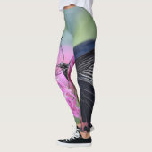 Schmetterling auf Blume Leggings (Links)