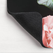 Schmetterling auf Blume Mousepad (Ecke)