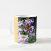 Schmetterling auf Blume Tasse (Vorderseite Links)
