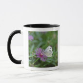 Schmetterling auf Blume Tasse (Links)