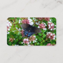 Schmetterling auf Blume-Visitenkarten Visitenkarte