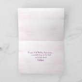 Schmetterling auf Cone Blume 74. Jubiläumskarte Karte (Innenseite)