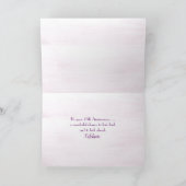 Schmetterling auf Cone Blume 75. Jubiläumskarte Karte (Innenseite)