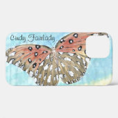 Schmetterling auf dem iPhone-Gehäuse Case-Mate iPhone Hülle (Rückseite (Horizontal))