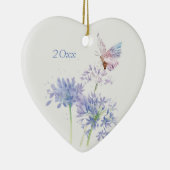 Schmetterling auf den Gartenanlagen und Blume Fris Keramik Ornament (Rechts)