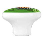 Schmetterling auf den Knochen und Keramiken Keramikknauf (Seitenansicht)