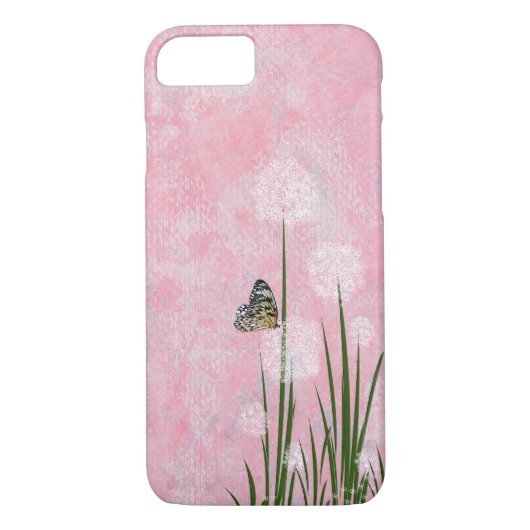 Schmetterling auf der Blume Case-Mate iPhone Hülle (Rückseite)