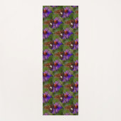 Schmetterling auf der Blume Naturkunst Yogamatte (Vorderseite)