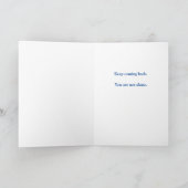 Schmetterling auf der linken Erholung Förderung Karte (Innenseite)