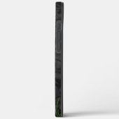 Schmetterling auf der Puff-Blume Case-Mate iPhone Hülle (Rückseite / Links)