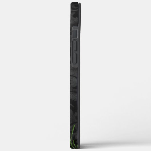 Schmetterling auf der Puff-Blume Case-Mate iPhone Hülle (Rückseite / Links)