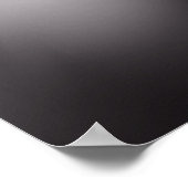 Schmetterling auf der roten Blume Poster (Ecke)