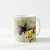 Schmetterling auf der Wildblume, w/ Verse aus den Kaffeetasse (VorderseiteRechts)