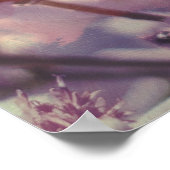 Schmetterling auf der Zweigstelle Blossom Poster (Ecke)