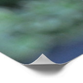 Schmetterling auf einer Lila Blume Poster (Ecke)