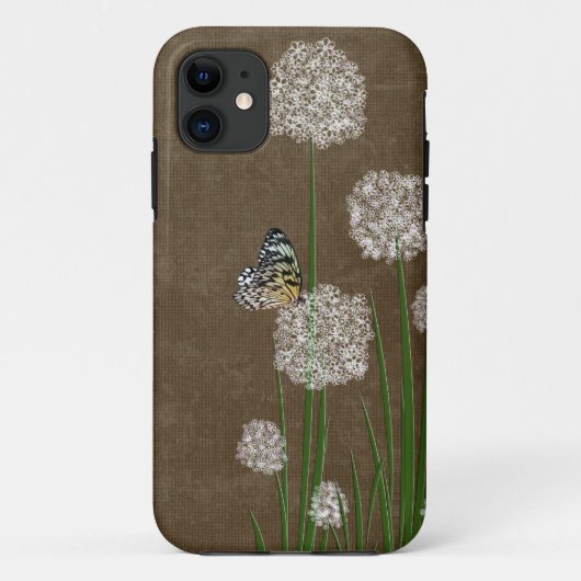 Schmetterling auf Flöhe Case-Mate iPhone Hülle (Rückseite)