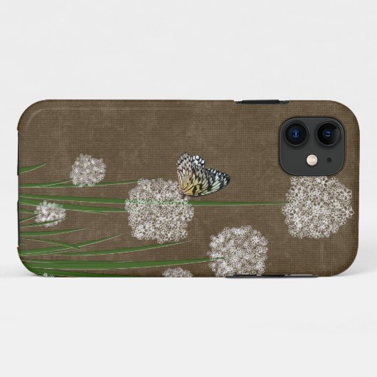 Schmetterling auf Flöhe Case-Mate iPhone Hülle (Rückseite (Horizontal))