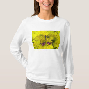 Schmetterling auf Gelb T-Shirt