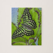 Schmetterling auf Grün Puzzle (Vertikal)
