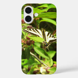 Schmetterling auf Holzapfel iPhone 16 Hülle