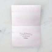 Schmetterling auf Kone Blume 25 Jahre Jubiläum Karte (Innenseite)