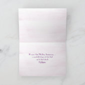 Schmetterling auf Kone Blume 72. Jubiläumskarte Karte (Innenseite)