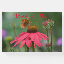 Schmetterling auf Kone-Blume Gästebuch