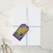 Schmetterling auf Lavendel Geschenkanhänger (Mit Garn)