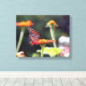 Schmetterling auf Leinwand (Insitu (Holzboden))