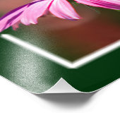 Schmetterling auf Lila Ebene Fotodruck (Ecke)