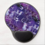 Schmetterling auf lila violettem Gel Mousepad<br><div class="desc">Schmetterlinge auf lila violettem Hintergrund Gel Mousepad</div>