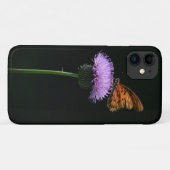 Schmetterling auf Lila Wildblume Telefoncase Case-Mate iPhone Hülle (Rückseite (Horizontal))