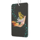 Schmetterling auf Lotus Bloom Autolufterfrischer (Links)