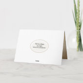 Schmetterling auf Lüster Karte (Rückseite)