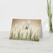 Schmetterling auf Lüster Karte (Vorderseite)