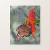 Schmetterling auf mexikanische puzzle (Vertikal)
