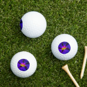 Schmetterling auf Prunkwinde Golfball (Insitu Gras)