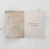 Schmetterling auf Puff Blume Sympathie Card Karte (Innenseite)