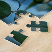 Schmetterling auf rosa Blume Puzzle (Seite)