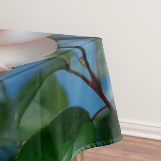 Schmetterling auf rosa Blume Tischdecke (Beispiel)