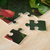 Schmetterling auf Roten Blume Jigsaw Puzzle (Seite)