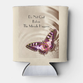 Schmetterling auf satin Hintergrund Dosenkühler