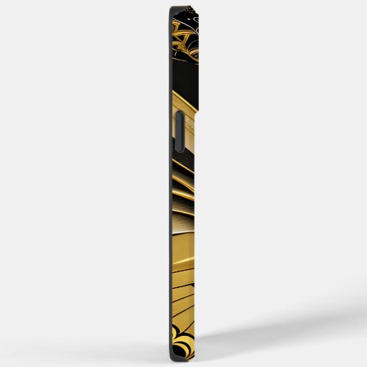 Schmetterling auf schwarz Case-Mate iPhone hülle (Rückseite / Rechts)