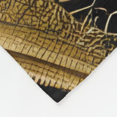 Schmetterling auf schwarz fleecedecke (Ecke)